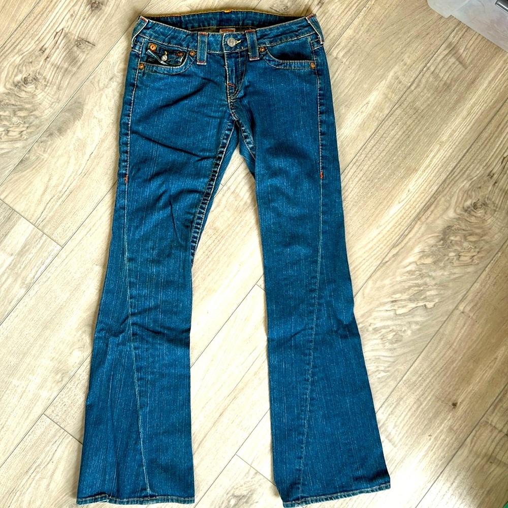 True Religion JOEY flap pocket flare leg Size 27
